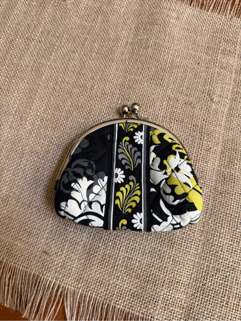 Vera Bradley compact quilted